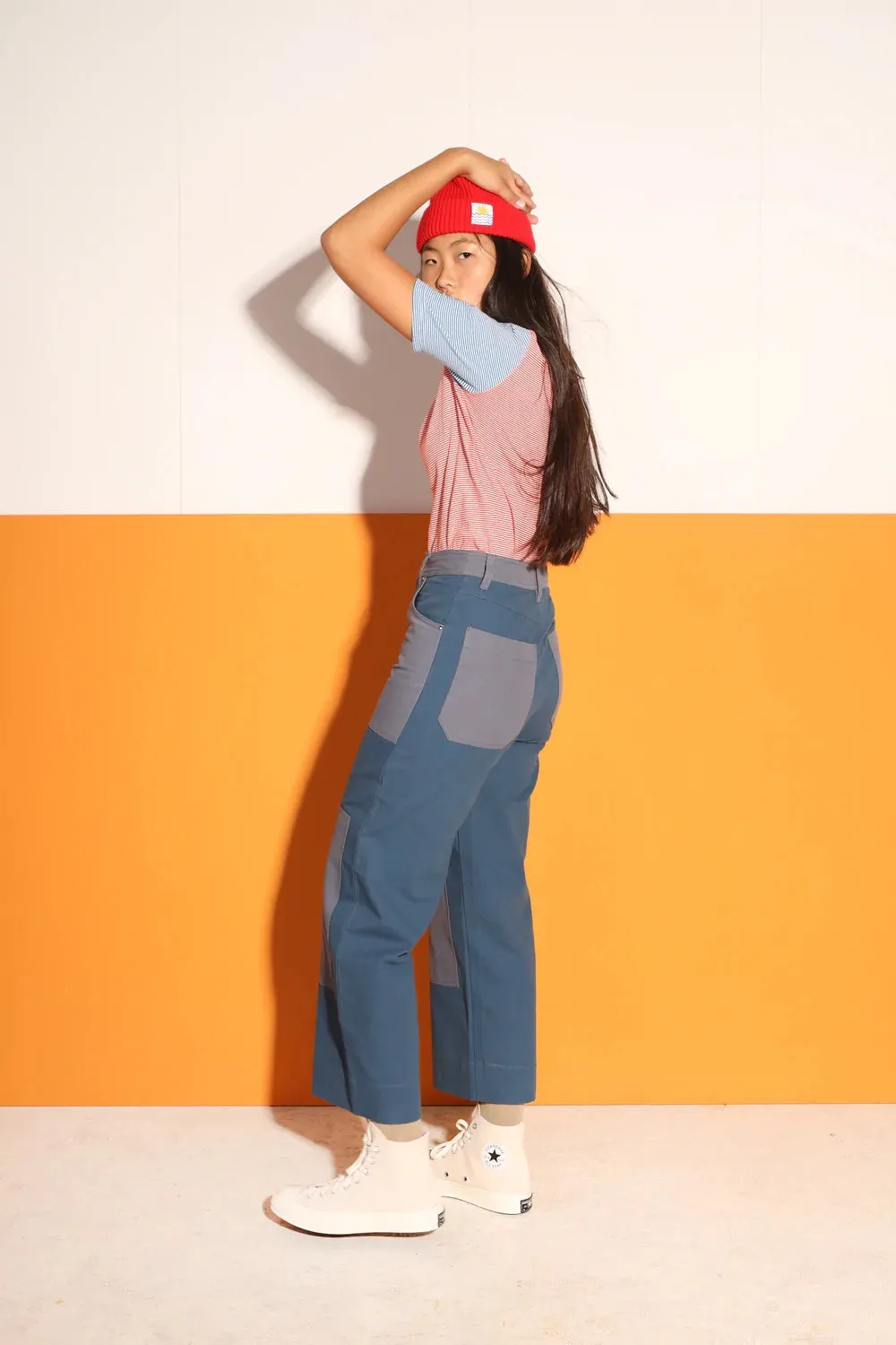 Wilder utility pants in blue