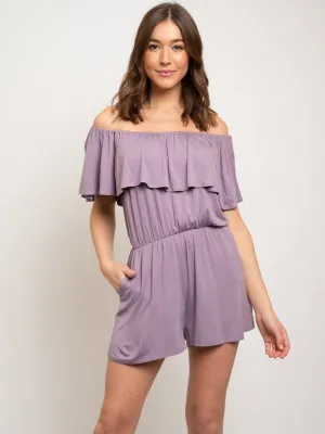 WOMEN'S RUFFLE ROMPER