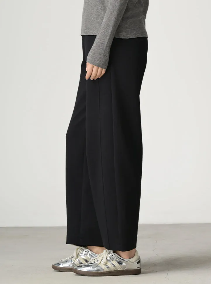 Wrinkle-Free, Buttery Soft With Elastic Waistband Scholar Trouser