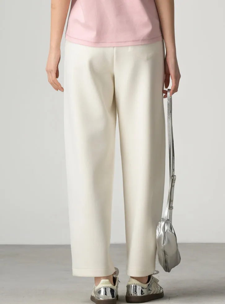 Wrinkle-Free, Buttery Soft With Elastic Waistband Scholar Trouser