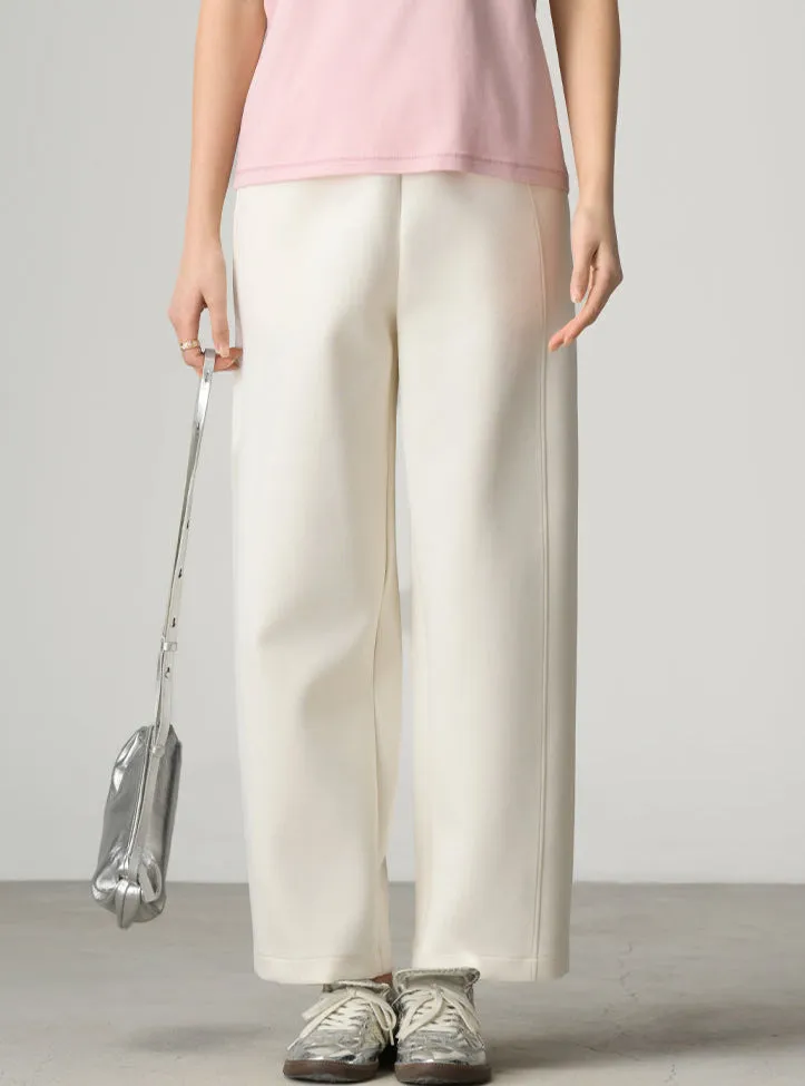 Wrinkle-Free, Buttery Soft With Elastic Waistband Scholar Trouser