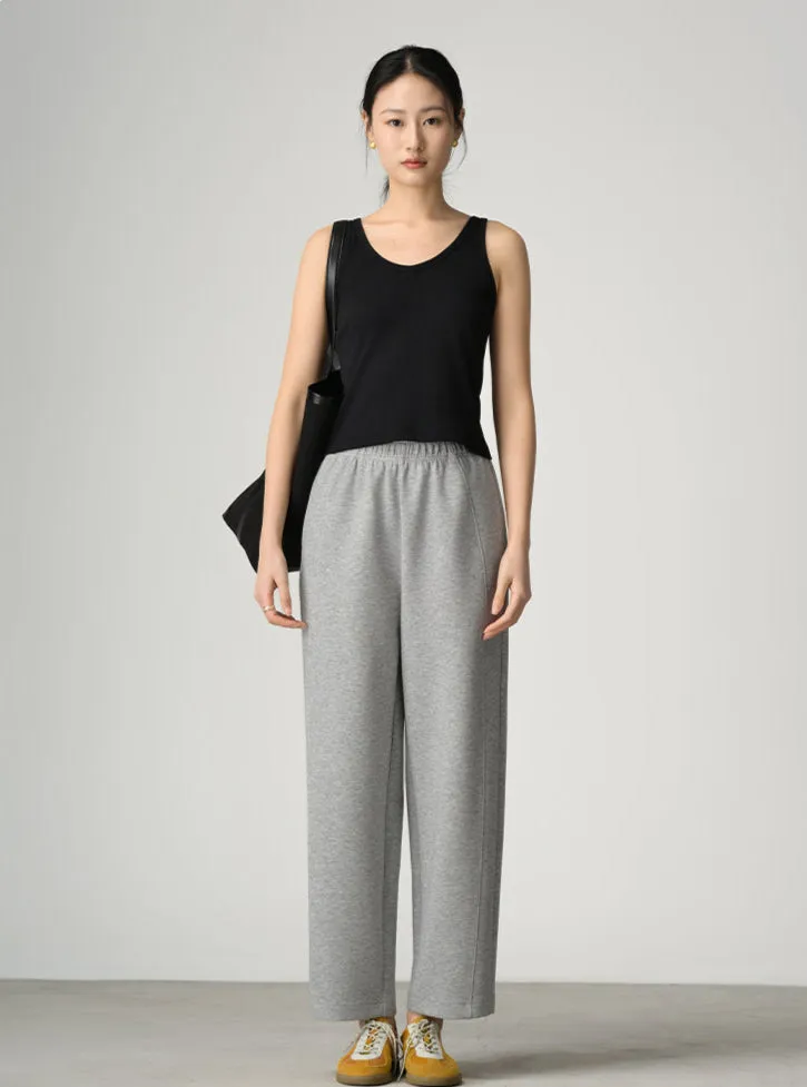 Wrinkle-Free, Buttery Soft With Elastic Waistband Scholar Trouser