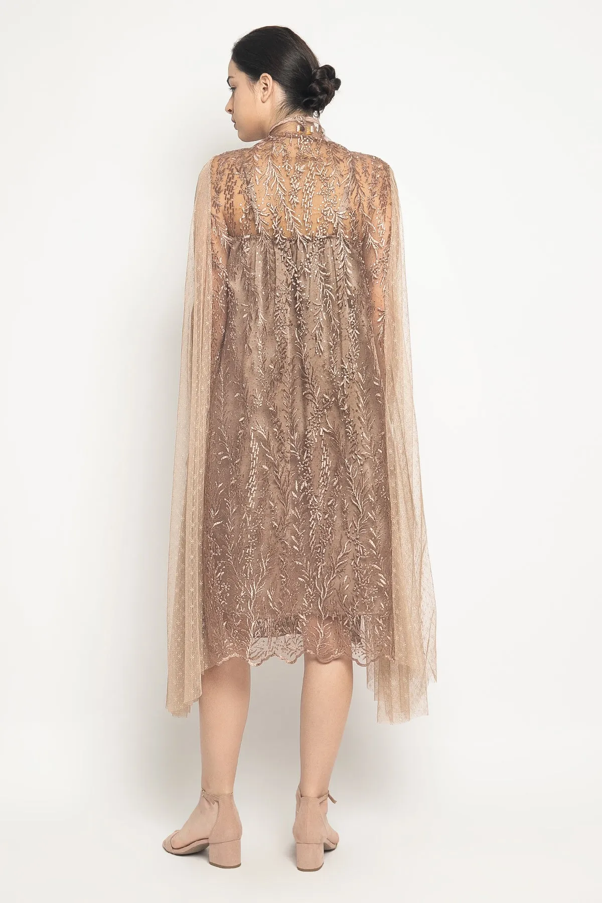 Zaina Dress in Bronze