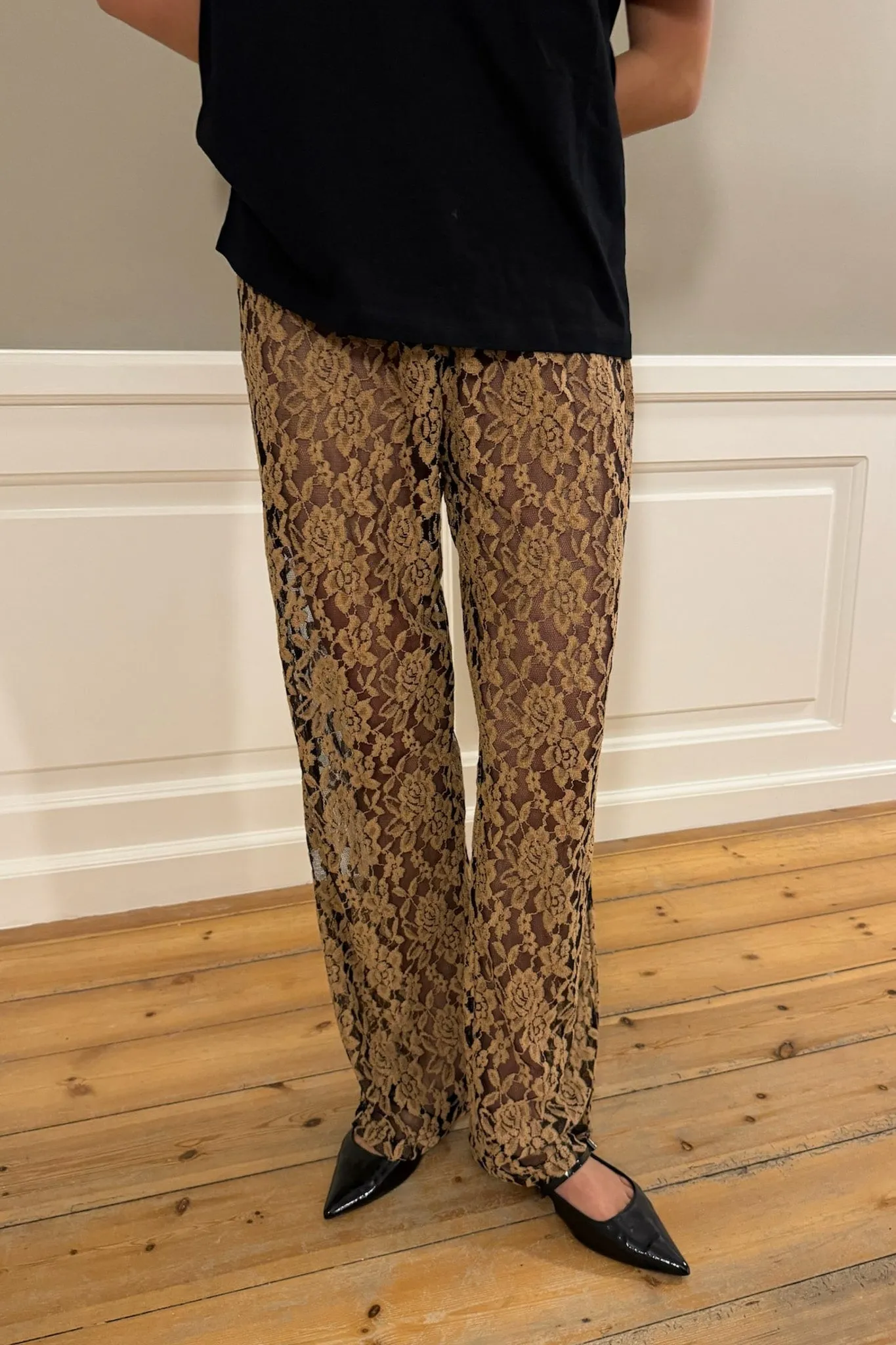 ZhannaIC Bukser - Gylden Beige